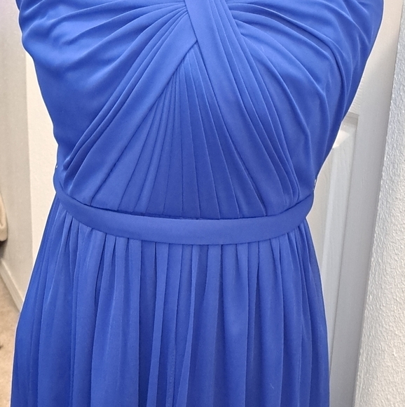 NWT David's Bridal Versa Convertible Cobalt Blue Formal Bridesmaid Dress - Picture 5 of 14